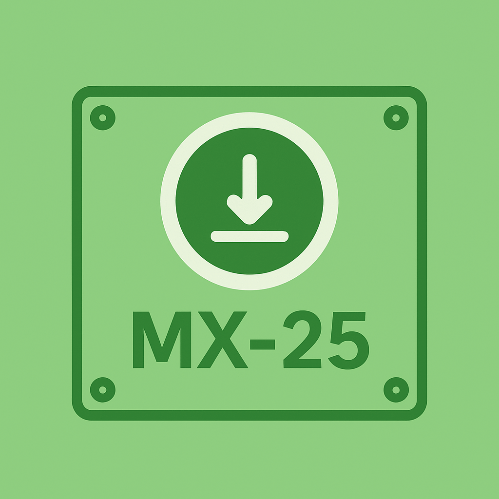 MX-25 Yazılım Güncelleme